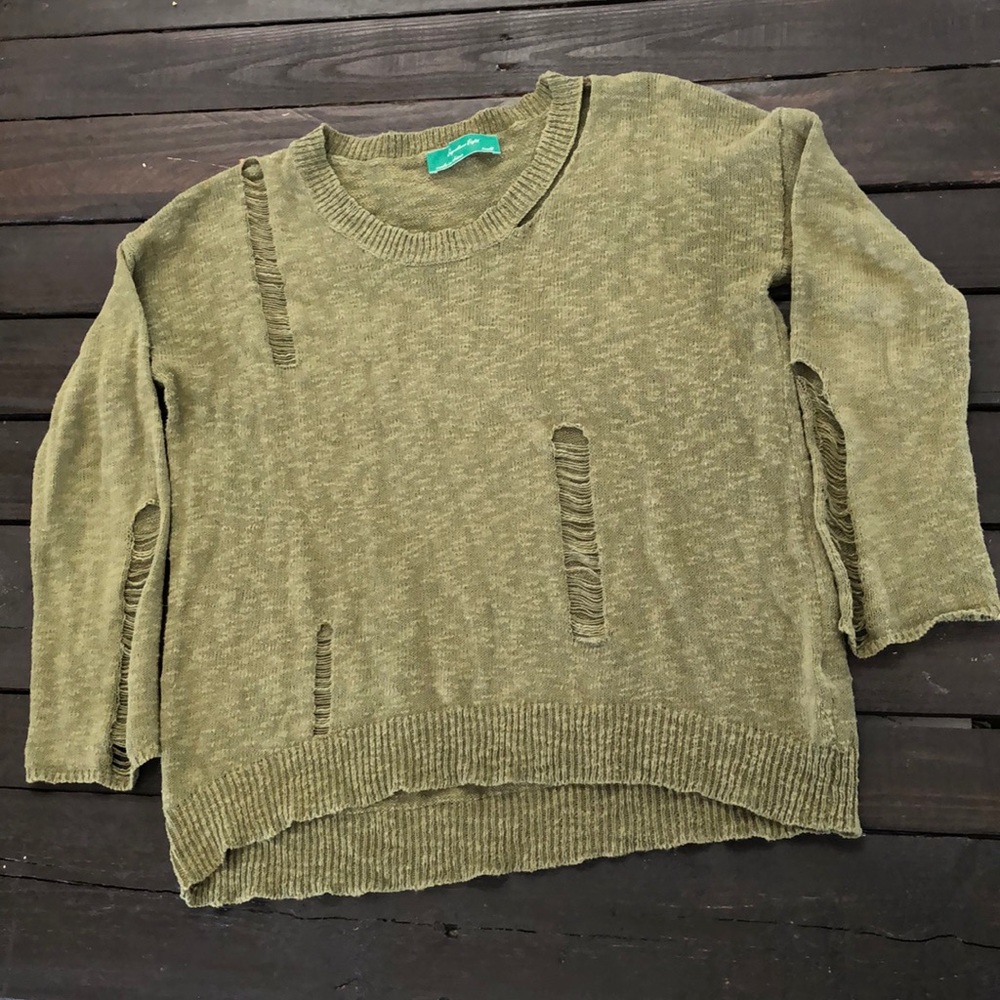 Distressed Sweater